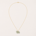 Ox Jade Pendant Necklace | 牛生肖玉石吊墜項鏈