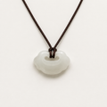 White Jade Ruyi Cloud Cord Necklace