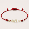 Snake Jade Red Cord Bracelet | 蛇生肖玉石紅繩手鏈