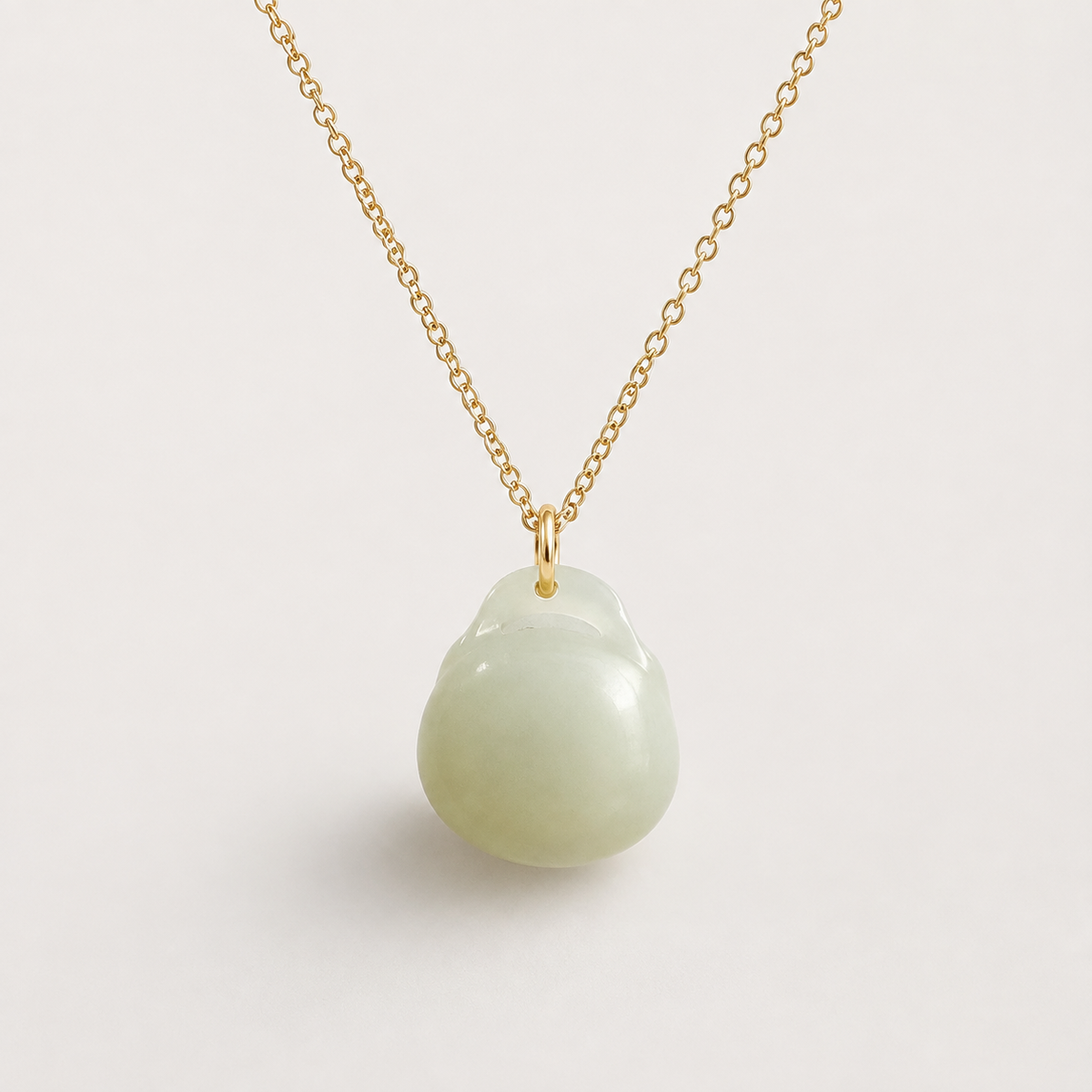Pale Celadon Fruit Necklace