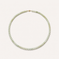 Celadon Fine Bead Necklace | 青白玉细珠项链