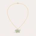 Pig Jade Pendant Necklace