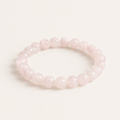 Lotus Pink Jade Bead Bracelet