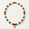 Fortune Harmony Jade Bead Necklace | 福缘玉珠项链